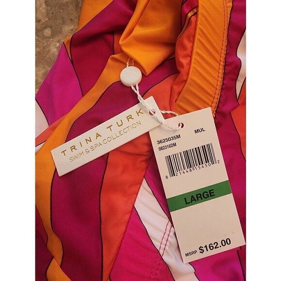 Trina Turk NWT vivid vista swim pant size large - Picture 6 of 12